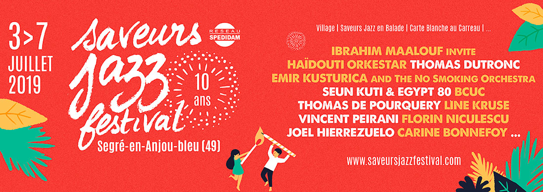 Saveurs Jazz Festival - du 3 au 7 juillet 2019 à Segré